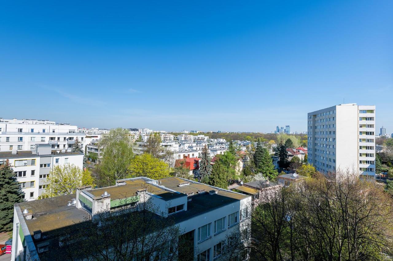 Maklakiewicza 17 - 700M Od Szpitala Mswia - 4Km Do Lotniska Chopina - Maly Balkon - Piekny Widok Na Centrum Warszawy Warszawa Eksteriør billede